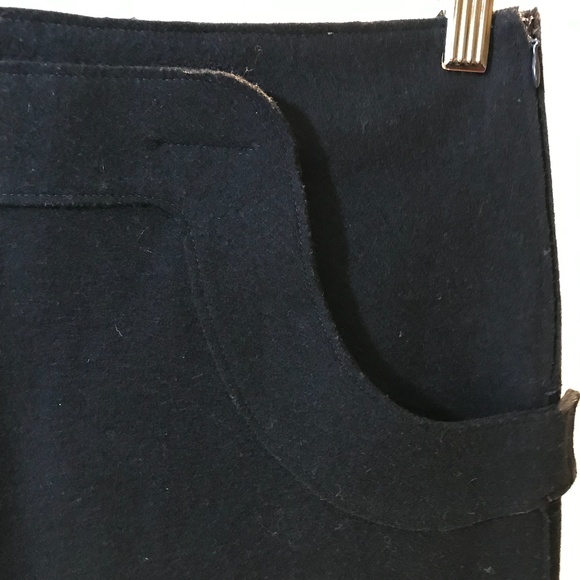 Hache Wool Skirt - Picture 3 of 7